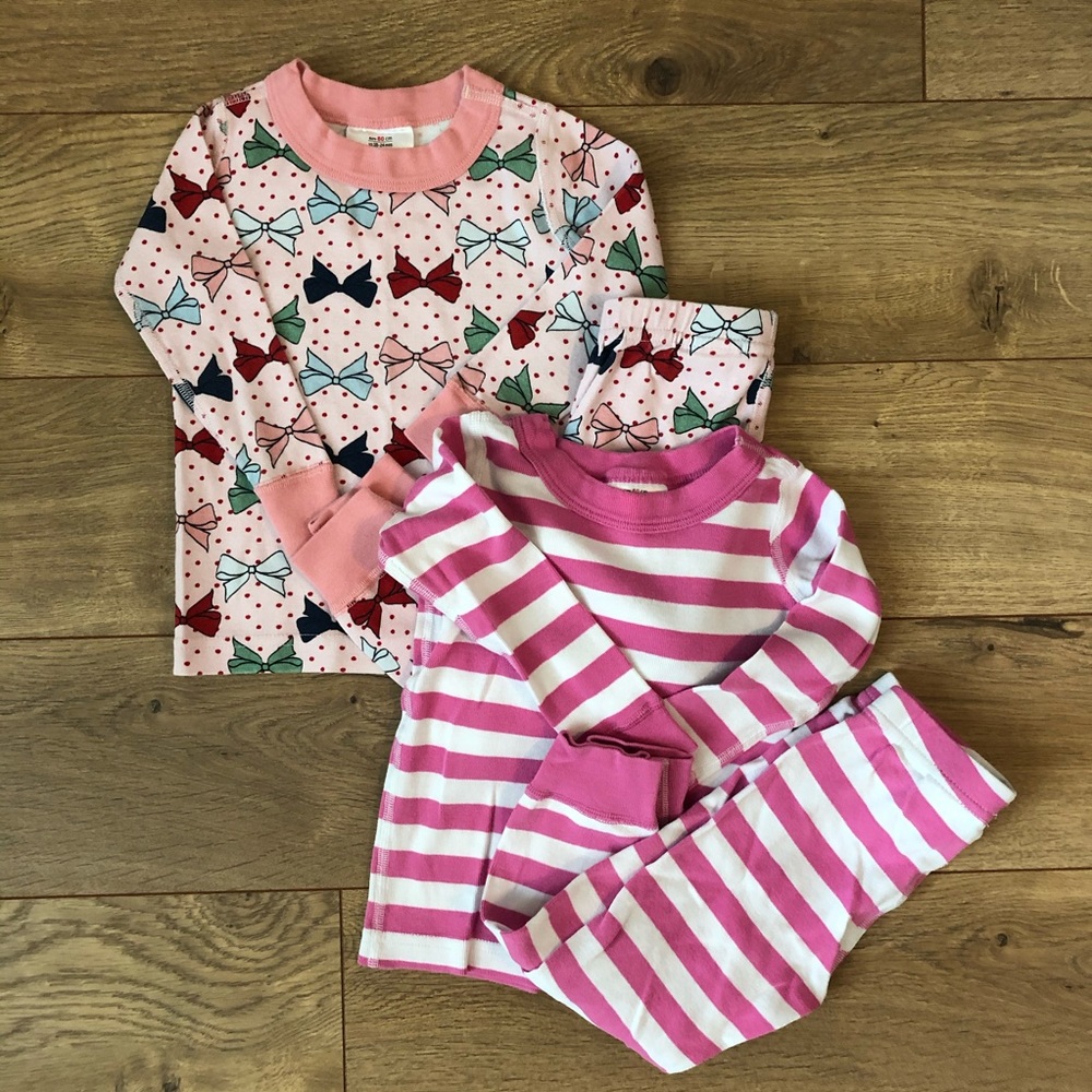 Hanna Andersson Pajama Set: 2 pairs size 18-24M